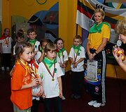 Mindaugas Mizgaitis darželinukų sporto &scaron;ventėje