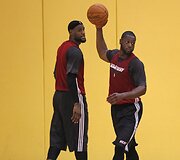 LeBronas Jamesas ir Dwyane'as Wade'as