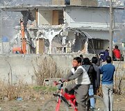 Griaunamas Osamos bin Ladeno slėptuvės kompleksas Pakistane