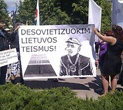 D.Kedžio &scaron;alininkų eisena