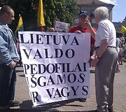 D.Kedžio &scaron;alininkų eisena