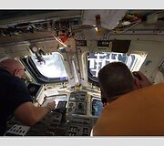 Amerikiečių astronautų pasivaik&scaron;čiojimas po kosmosą