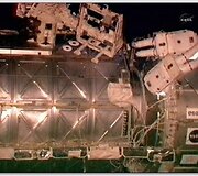 Amerikiečių astronautų pasivaik&scaron;čiojimas po kosmosą