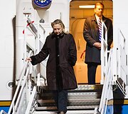 Pirmadienio vakarą į Vilnių atvyko JAV valstybės sekretorė Hillary Clinton