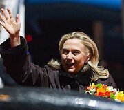Pirmadienio vakarą į Vilnių atvyko JAV valstybės sekretorė Hillary Clinton