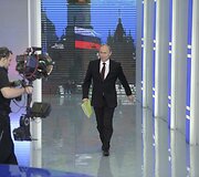 Ketvirtadienį Vladimiras Putinas 10 kartą kreipėsi į liaudį per TV