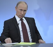 Ketvirtadienį Vladimiras Putinas 10 kartą kreipėsi į liaudį per TV
