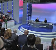 Ketvirtadienį Vladimiras Putinas 10 kartą kreipėsi į liaudį per TV