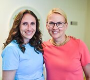Saphira Greenberg ir Eglė Mėlinauskienė