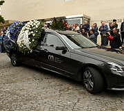 Montserrat Caballe laidotuvės Barselonoje