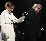 Donaldas Trumpas ir Melania Trump