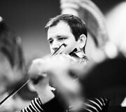 Andriaus Mamontovo ir Lietuvos kamerinio orkestro repeticija