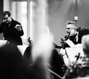 Andriaus Mamontovo ir Lietuvos kamerinio orkestro repeticija