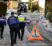 &Scaron;veicarijos policija Dejono kaime, &scaron;alia nusikaltimo vietos