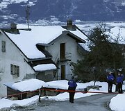 &Scaron;veicarijos policija Dejono kaime, &scaron;alia nusikaltimo vietos