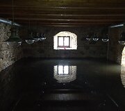 Patvinusi Kruoja užliejo restauruotą Pakruojo dvarą