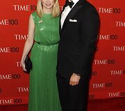 &bdquo;Yahoo&ldquo; presidentė ir vadovė Marissa Mayer ir Zachary Bogue'as
