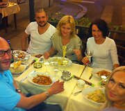Oksana Pikul, Katažina Nemycko ir Jonas Jonu&scaron;as Romoje