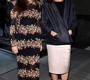 Buvusi &bdquo;Vogue Paris&ldquo; daktorė Carine Roitfeld su dukra Julia Restoin Roitfeld