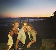Hilary Duff su seserimi ir mama