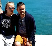 Evardas Žičkus su krik&scaron;to dukra Emilija