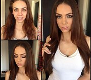 Tiffany Tyler su ir be makiažo