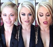 Ash Hollywood su ir be makiažo