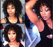 Misty Stone su ir be makiažo