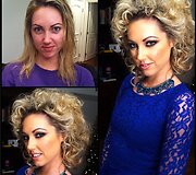Sarah Peachez su ir be makiažo