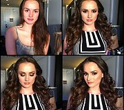 Tori Black su ir be makiažo