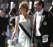 Graikijos princas Nicholaos su žmona princese Tatiana