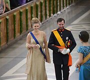 Liuksemburgo princas Guillaume'as ir princesė St&eacute;phanie