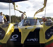 Jurga Anusauskienė pirmą kartą sėdo į sportinį bolidą