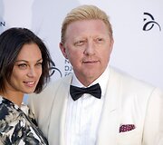 Buvęs tenisininkas Borisas Beckeris su žmona Lily Becker