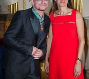 Bono ir Prancūzijos kultūros ministrė Aurelie Filippetti