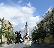 Paulius Skučas ir Agnė Zacharevičienė