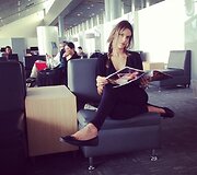 Alessandra Ambrosio pakeliui į Braziliją