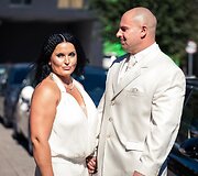 Natalijos Murnikovienės ir Lino Barta&scaron;evičiaus vestuvių akimirka