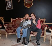 Robertas LaSardo Vilniuje atsinaujino savo tatuiruotę