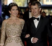 Danijos princas Frederikas su žmona princese Mary
