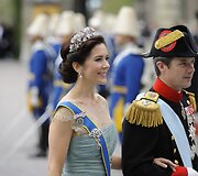 Danijos princas Frederikas su žmona princese Mary