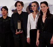 Grupė &bdquo;Savages&ldquo; (i&scaron; kairės: Jehnny Beth, Gemma Thompson, Ayse Hassan ir Fay Milton)