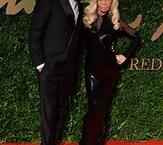 Aktorius Rupertas Everettas ir dizainerė Donatella Versace