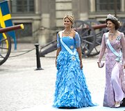 &Scaron;vedijos karalienė Silvia su dukra princese Madeleine