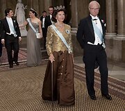 &Scaron;vedijos karalius Carlas Gustafas XVI ir karalienė Silvia