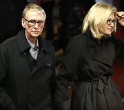 Režisierius Mike'as Nicholsas su žmona Diane Sawyer