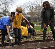 Michelle Obama su vaikais