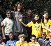 Michelle Obama su vaikais