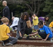 Michelle Obama su vaikais