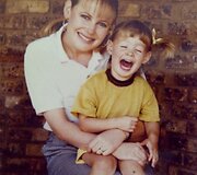 Manekenė Behati Prinsloo su mama